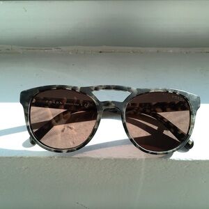 Prada Black and Brown Sunglasses for women